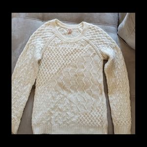 Mossimo Supply Co. Cream White Knit Sweater